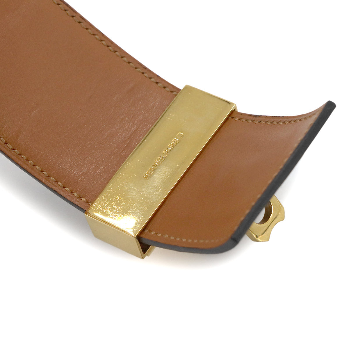 Collier De Chien Bangle Veau Swift Black