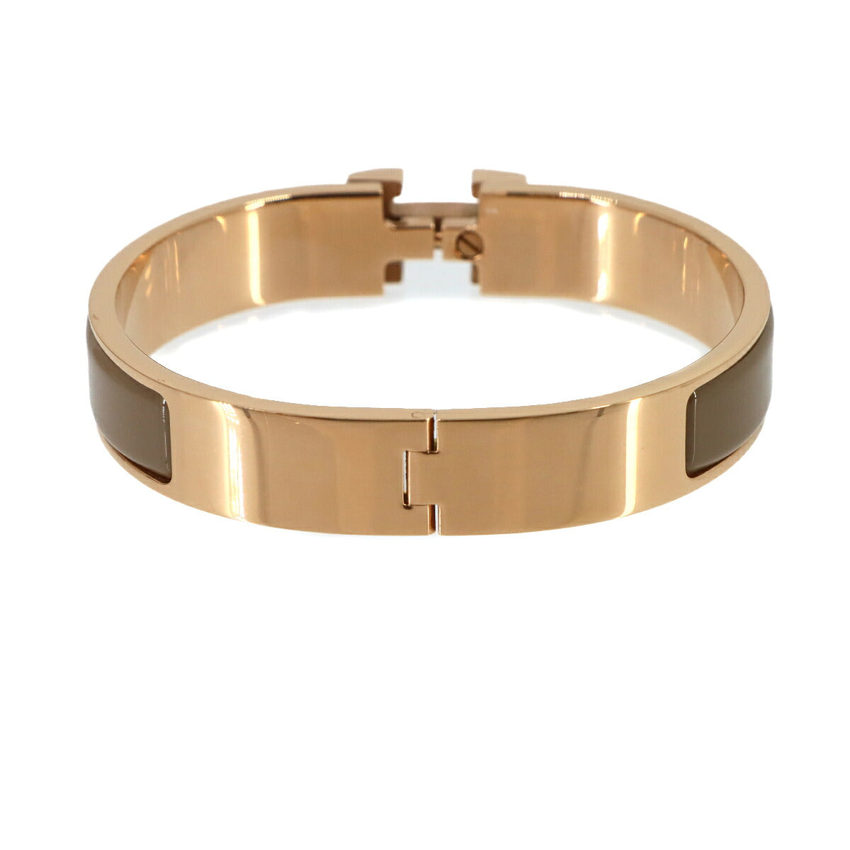 Clic H GM Bangle Bracelet Brown Rose gold Accessory
