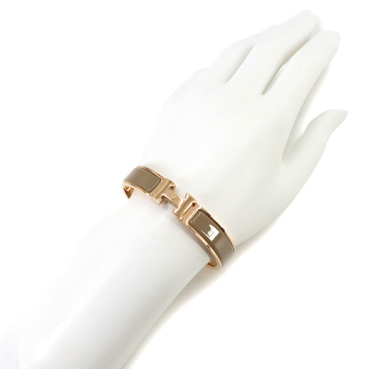 Clic H GM Bangle Bracelet Brown Rose gold Accessory