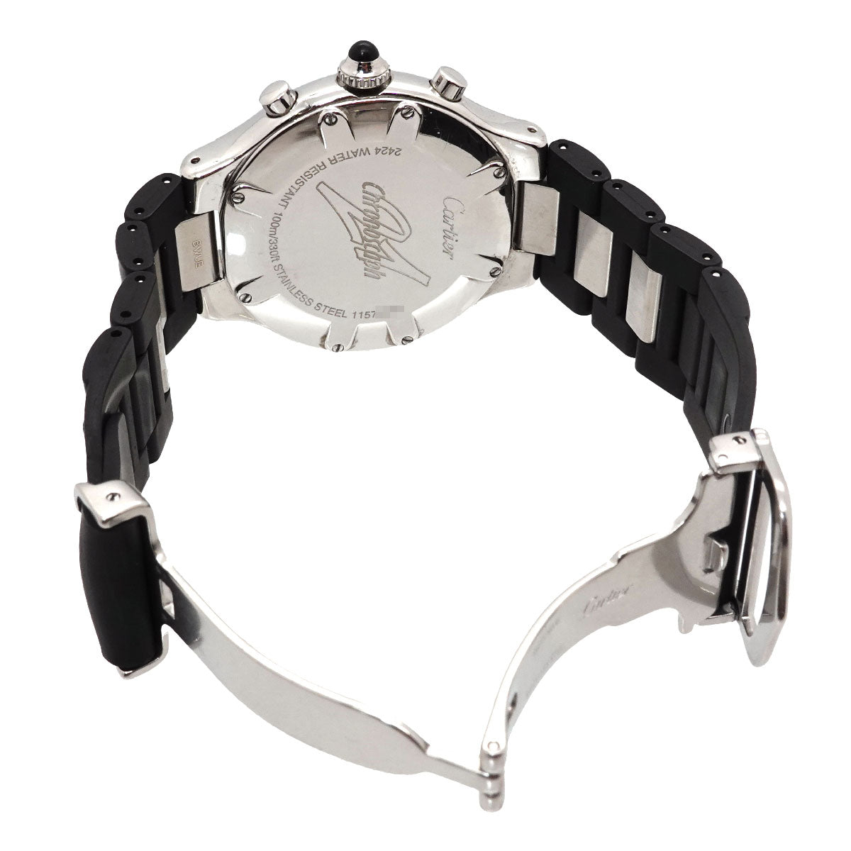 Must 21 Chronoscaph W10125U2 Quartz Black Dial Mens Watch
