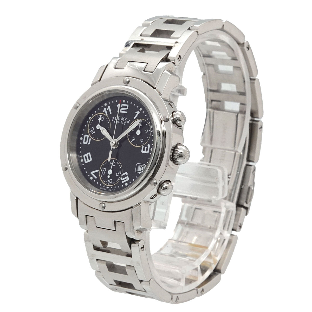 Clipper Chronograph CL1.310 Date Quartz Black Dial Ladies