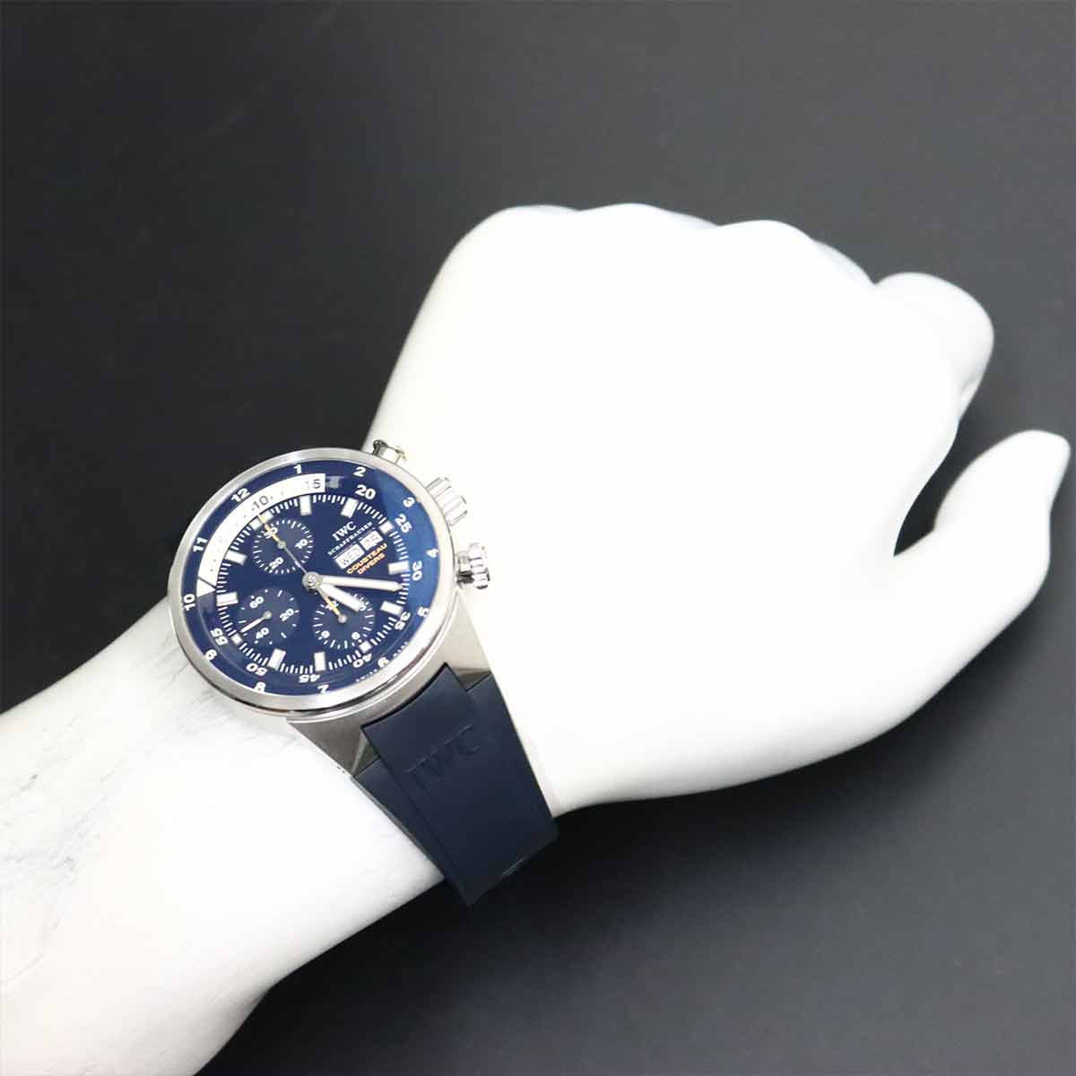 IWC Aquatimer Cousteau Divers IW378201 Automatic Navy Dial Mens