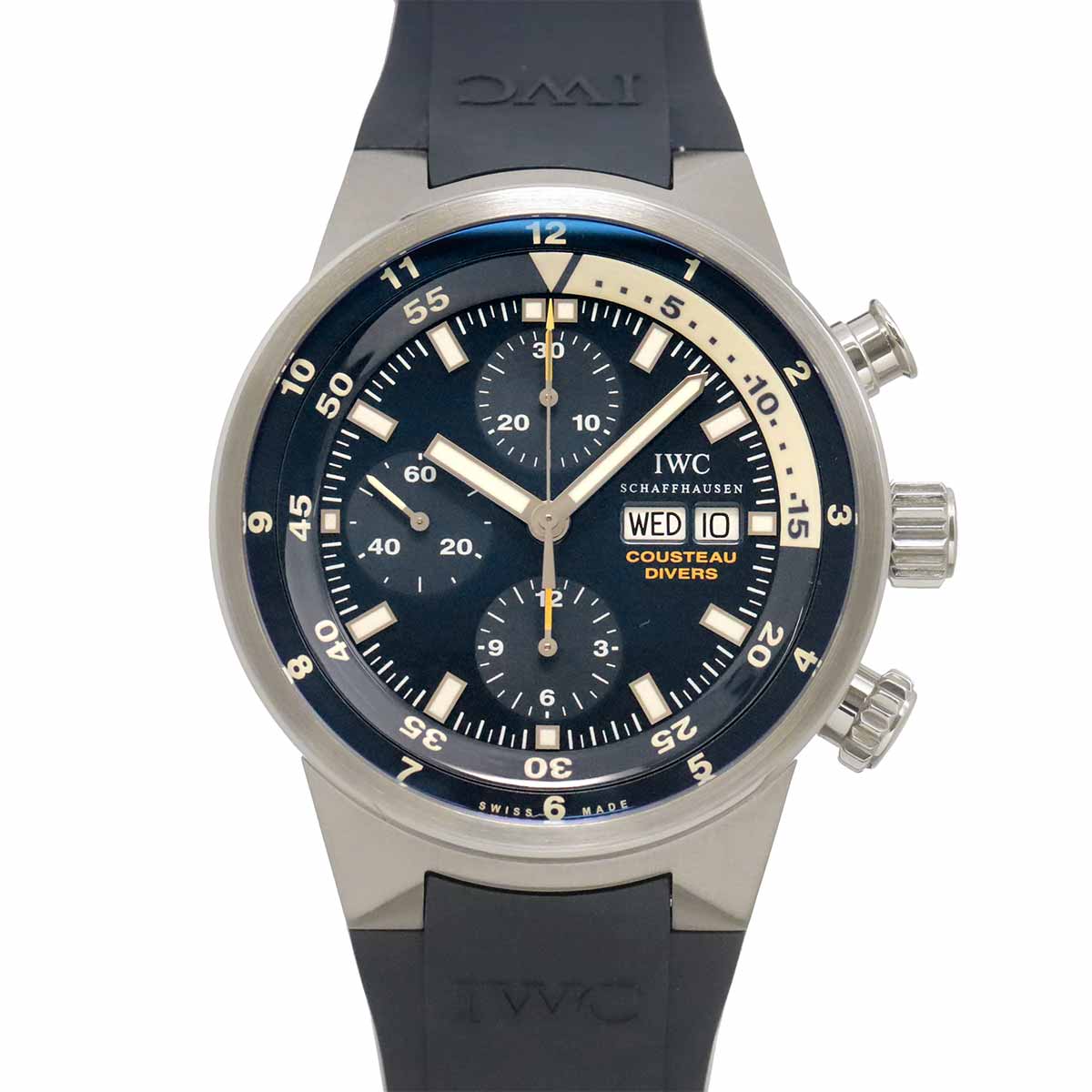 IWC Aquatimer Cousteau Divers IW378201 Automatic Navy Dial Mens