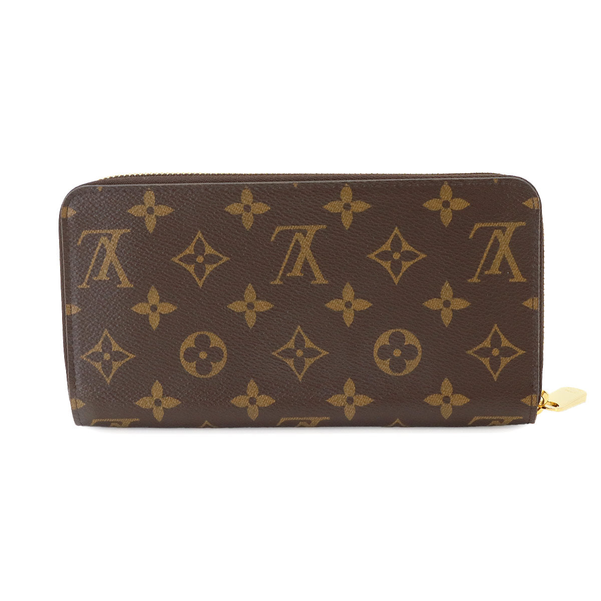 Monogram Zippy Wallet Long Brown Fuchsia M41895 Purse