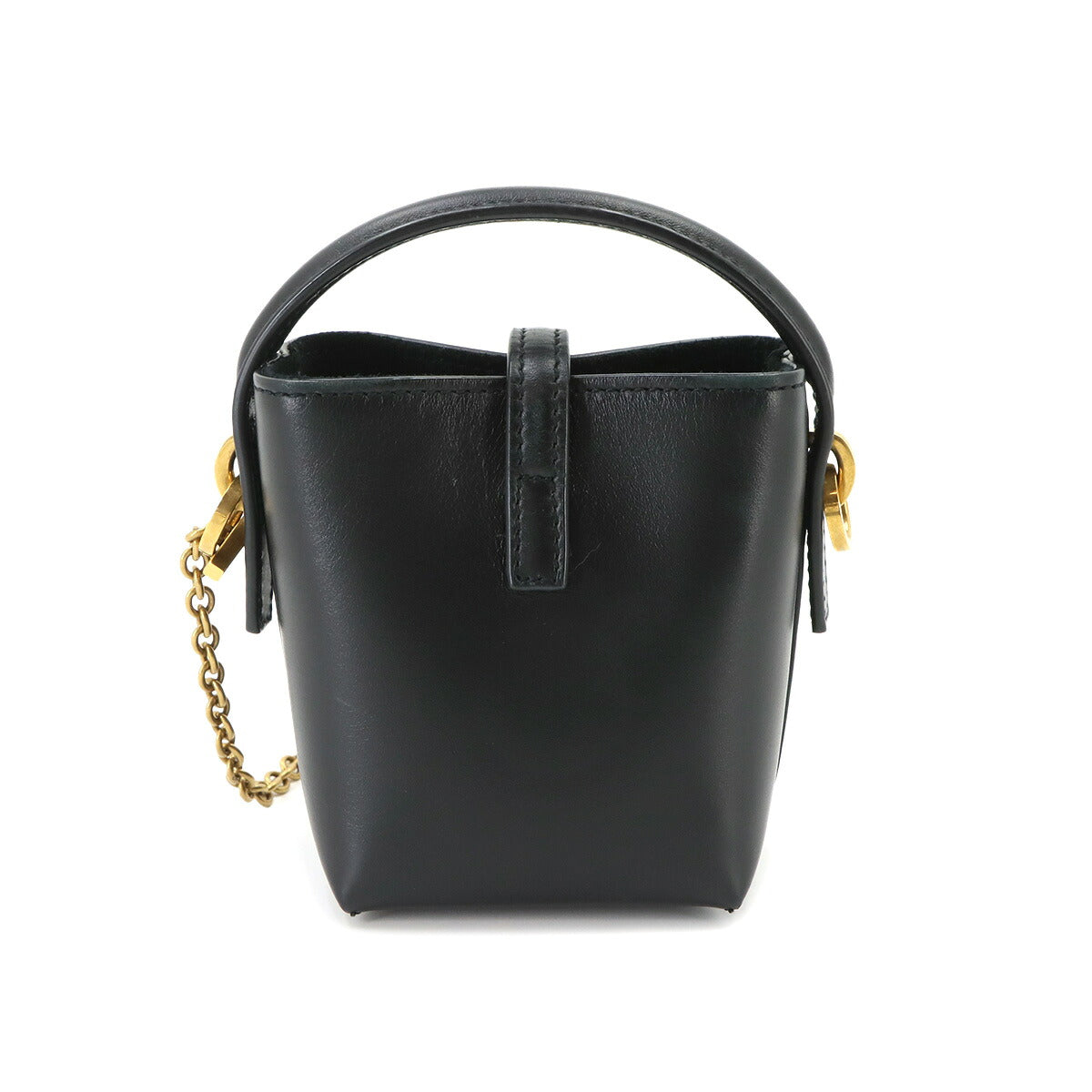 LE37 Micro 2way Shoulder Hand Bag Leather Black 778253