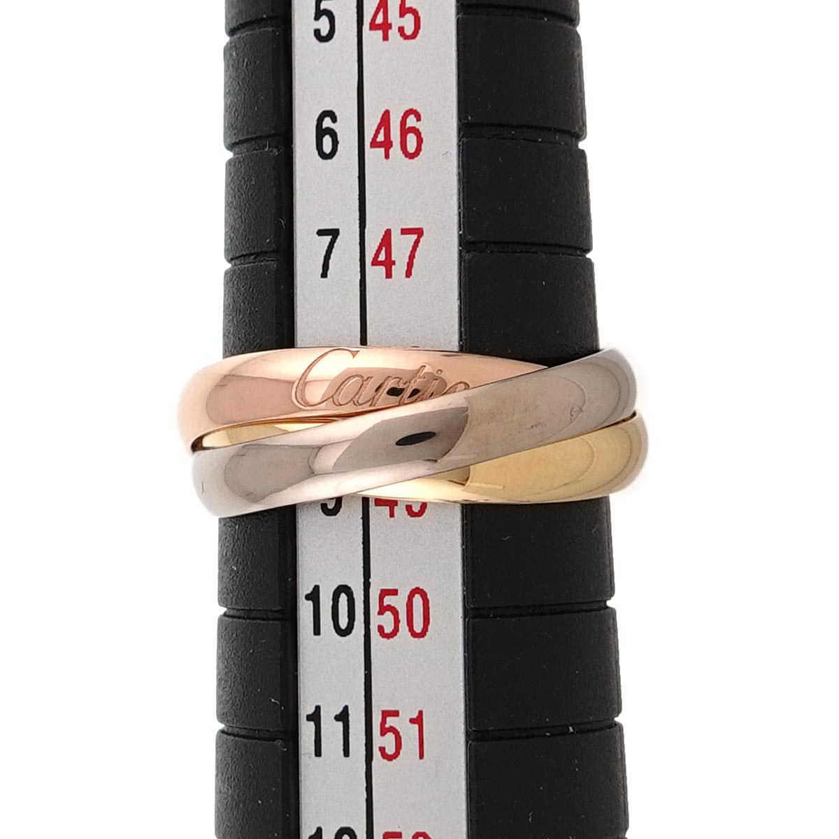 Trinity Ring SM 18K YG WG PG 750 Size48 4.5(US)