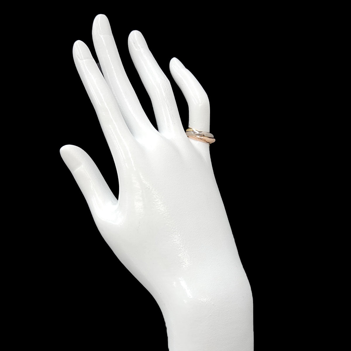 Trinity Ring SM 18K YG WG PG 750 Size48 4.5(US)