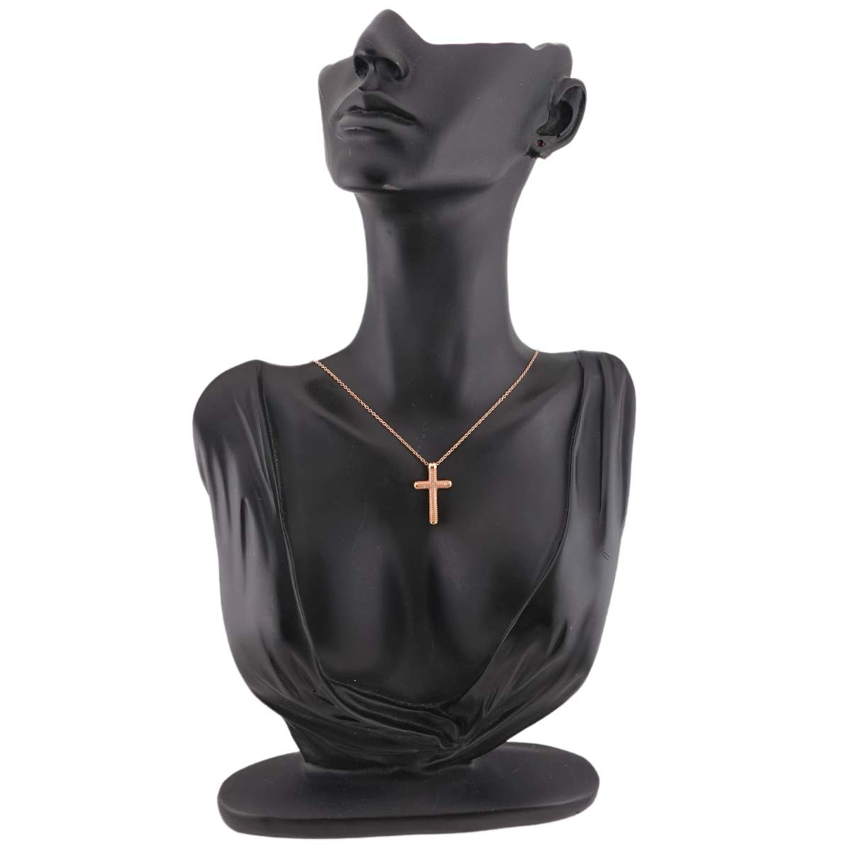 METROPOLITAN DREAM Cross Diamond Necklace K18 PG 750