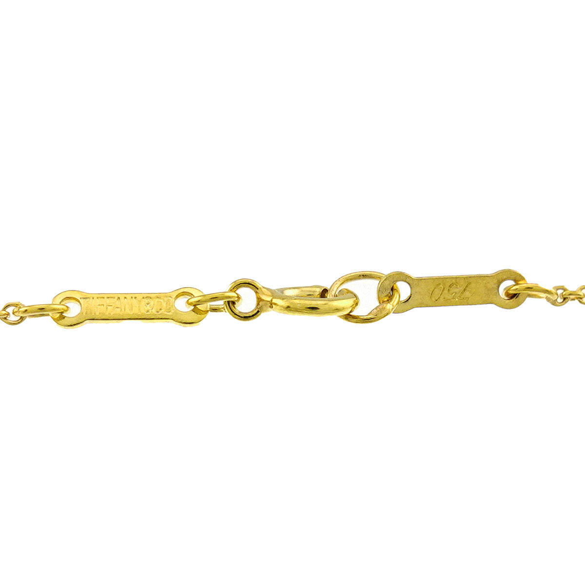 Open Heart Necklace 18K Yellow Gold 750