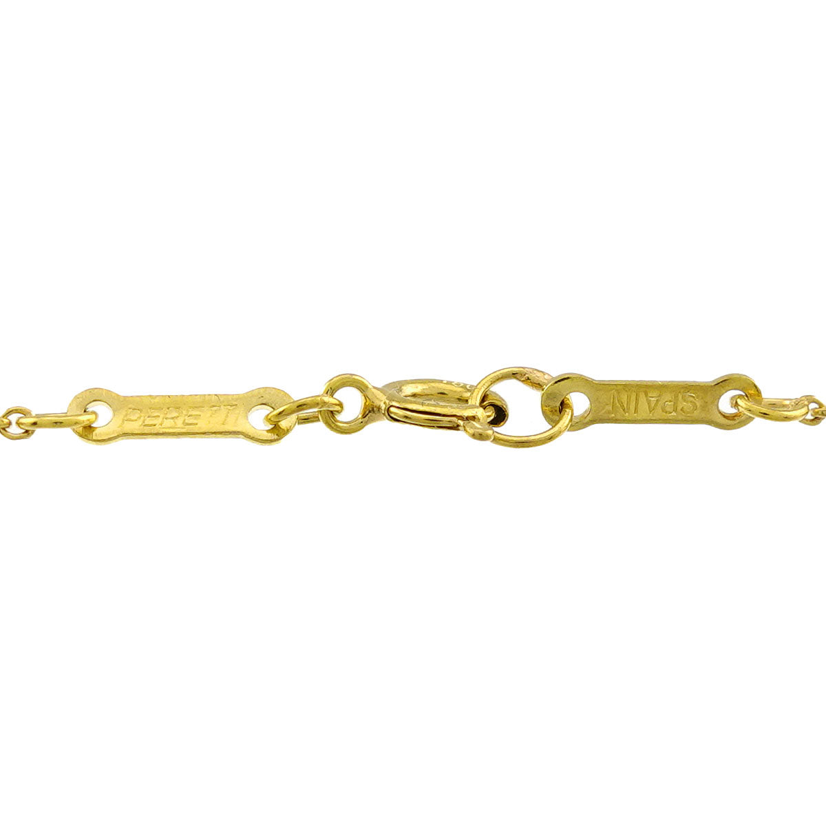 Open Heart Necklace 18K Yellow Gold 750