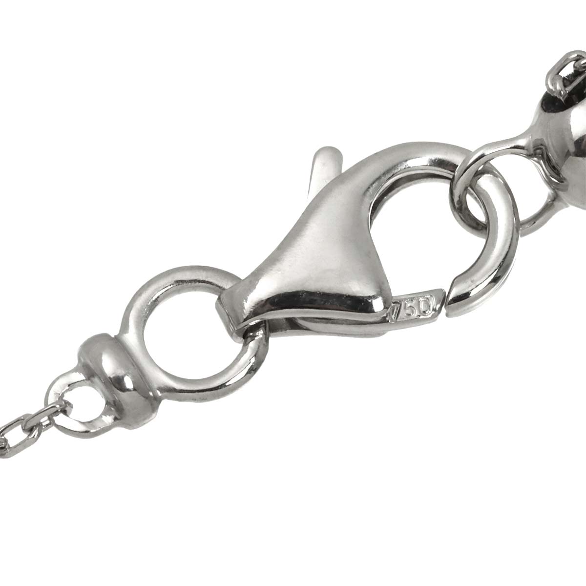 Necklace Diamond 18K White Gold 750