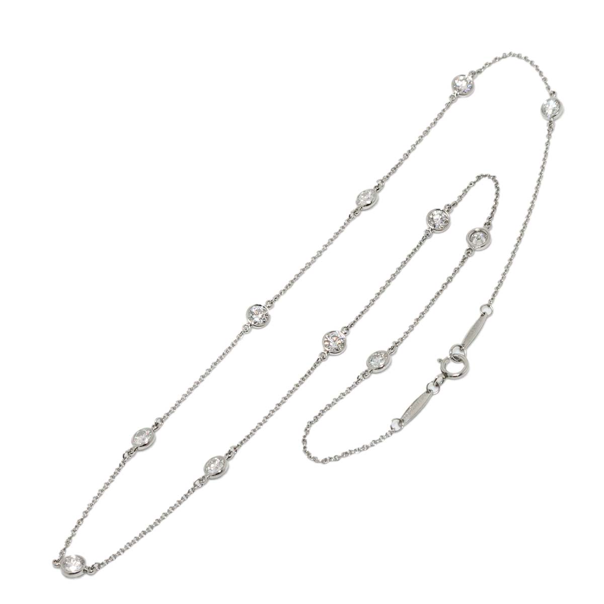 By The Yard Diamond Necklace Platinum