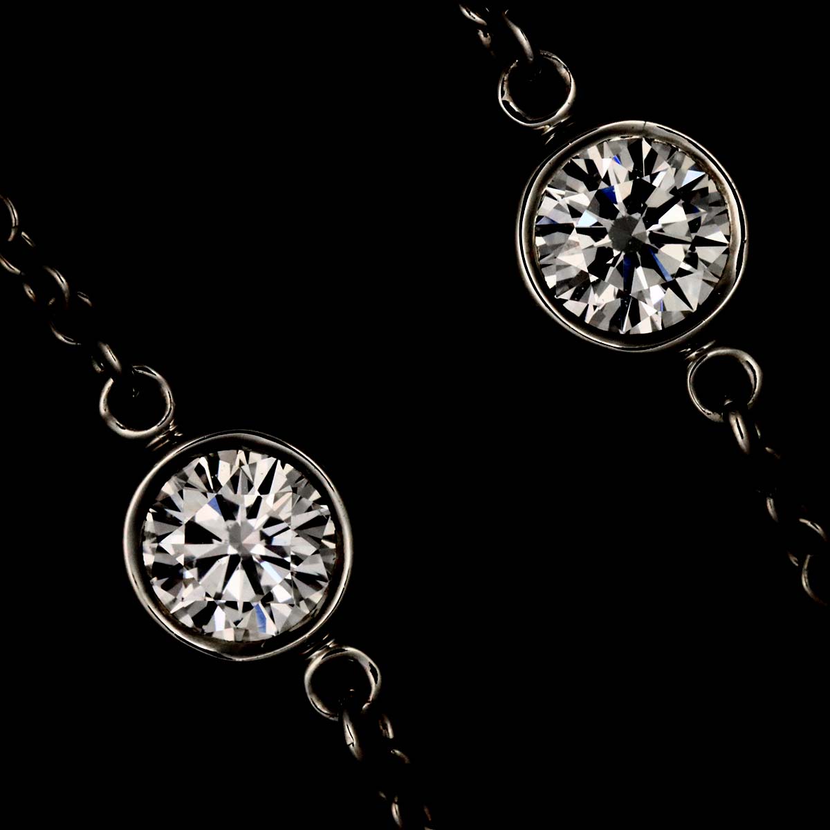 By The Yard Diamond Necklace Platinum