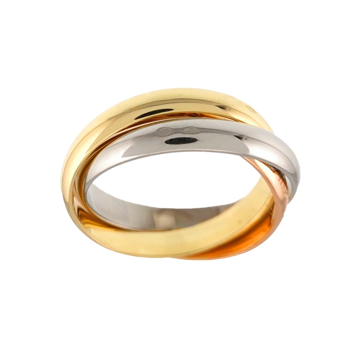 Trinity MM Ring 18K YG WG PG 750 Size58 8.25(US)