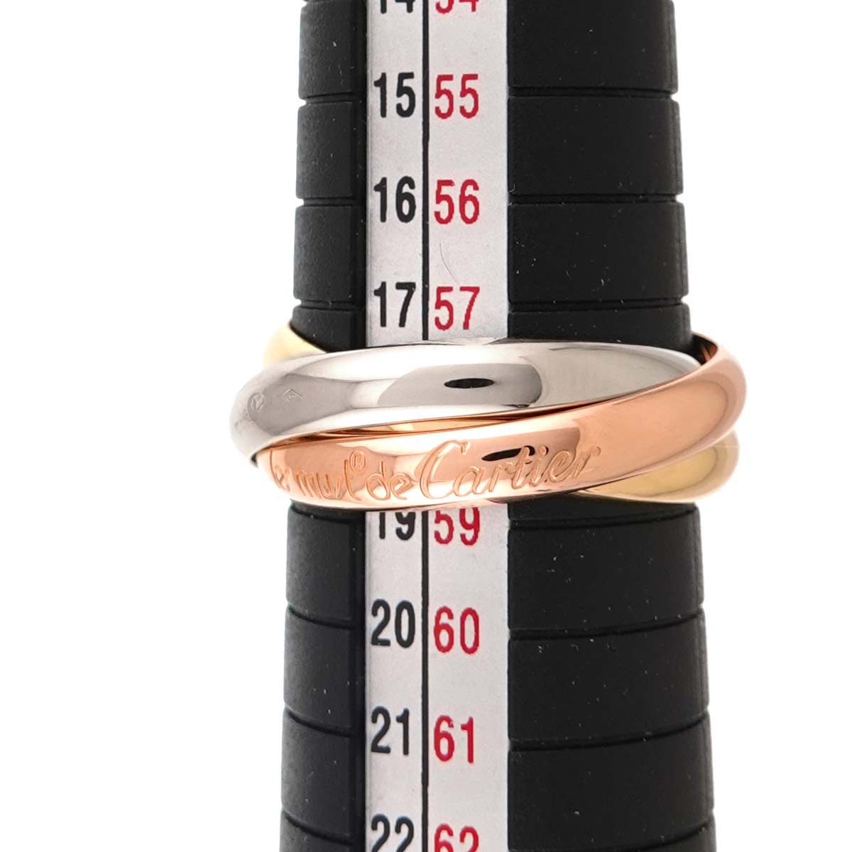 Trinity MM Ring 18K YG WG PG 750 Size58 8.25(US)