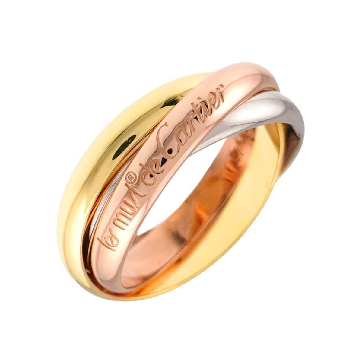 Trinity MM Ring 18K YG WG PG 750 Size58 8.25(US)