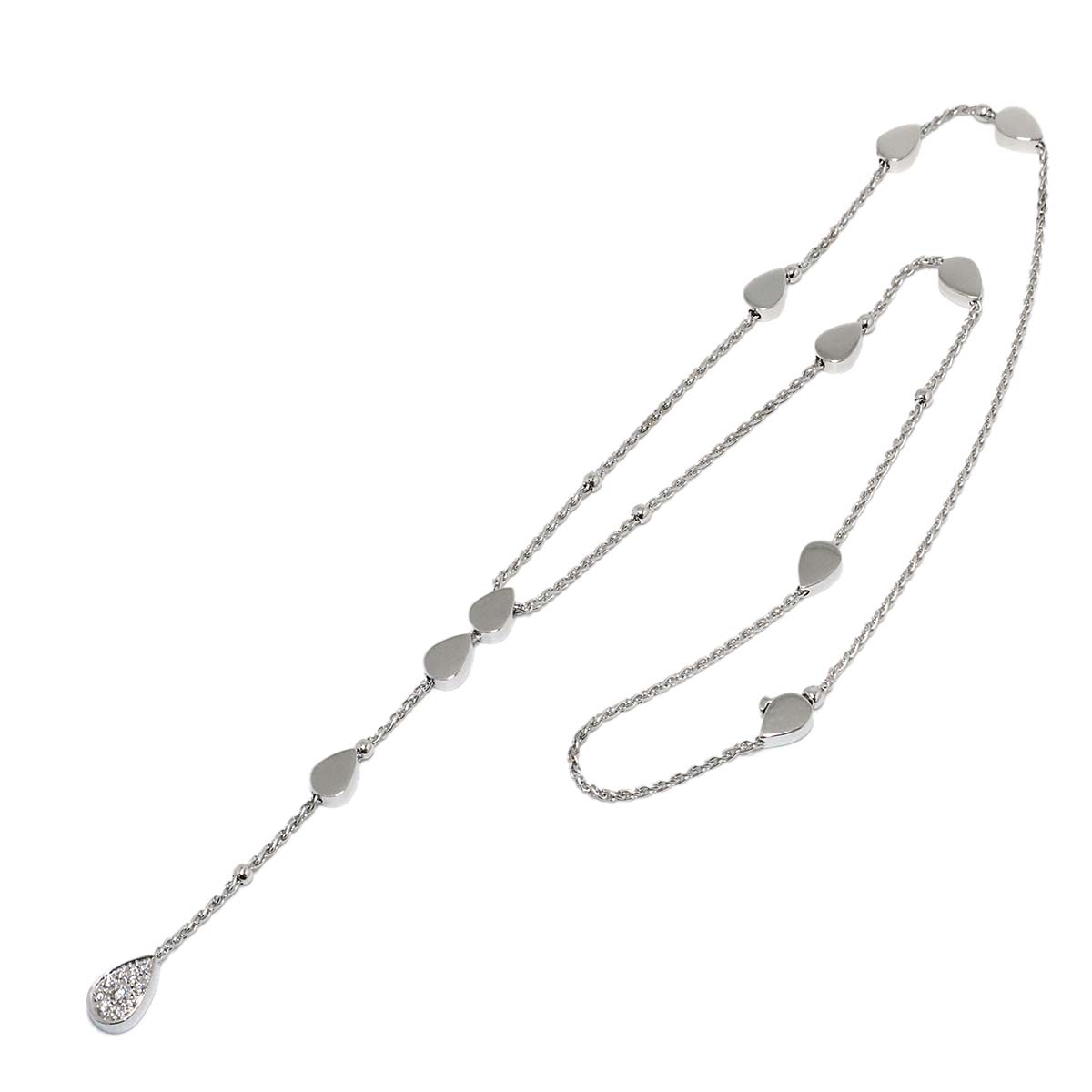 Magic Reflections Diamond Necklace 18K White Gold 750