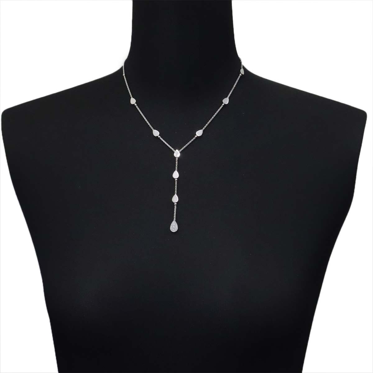 Magic Reflections Diamond Necklace 18K White Gold 750