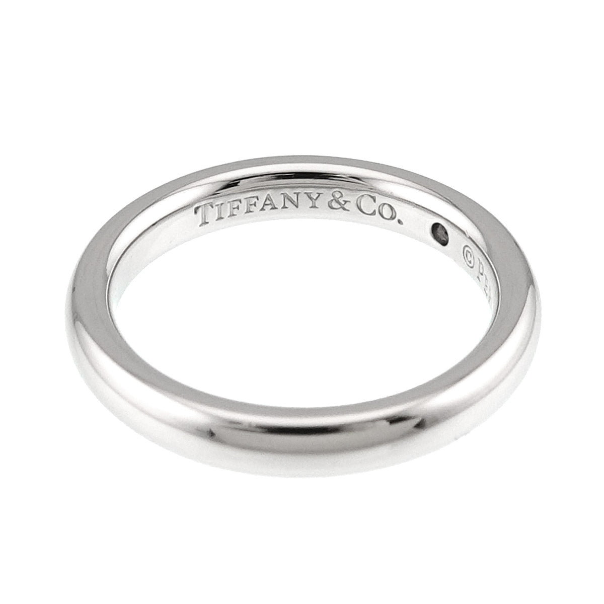 Stacking Band Ring Diamond 1P Platinum Size3.25(US)
