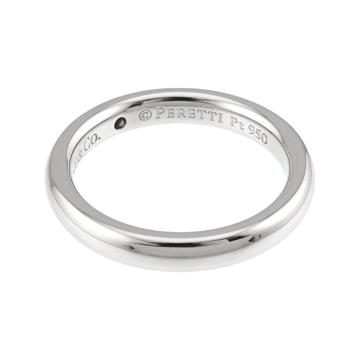 Stacking Band Ring Diamond 1P Platinum Size3.25(US)