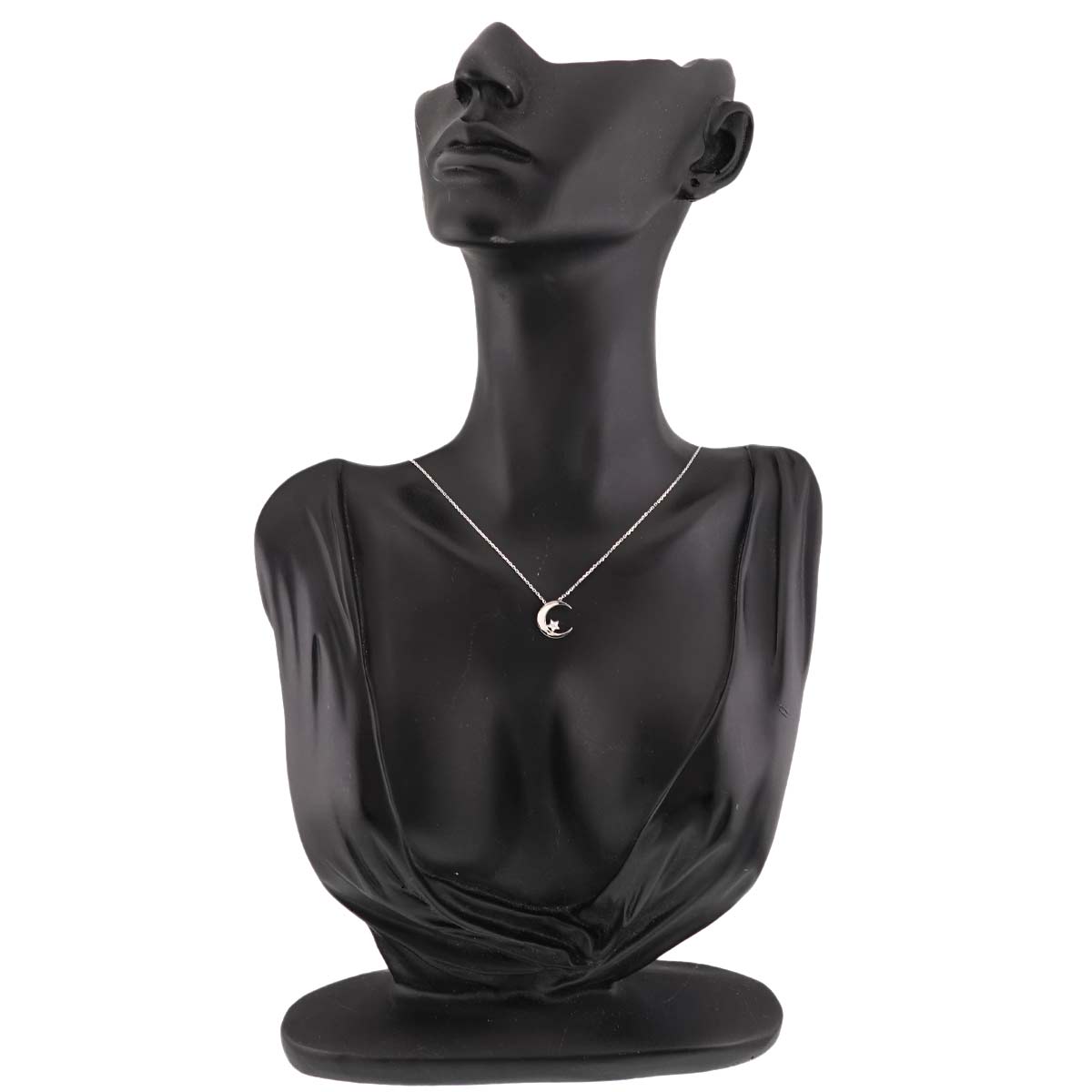 Diamond Necklace 18K WG 750