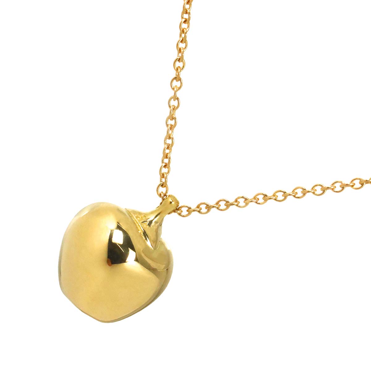 Apple motif Necklace 18K Yellow Gold 750