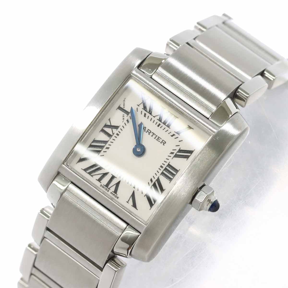 Tank Francaise SM W51008Q3 Quartz Cream Dial Ladies Watch