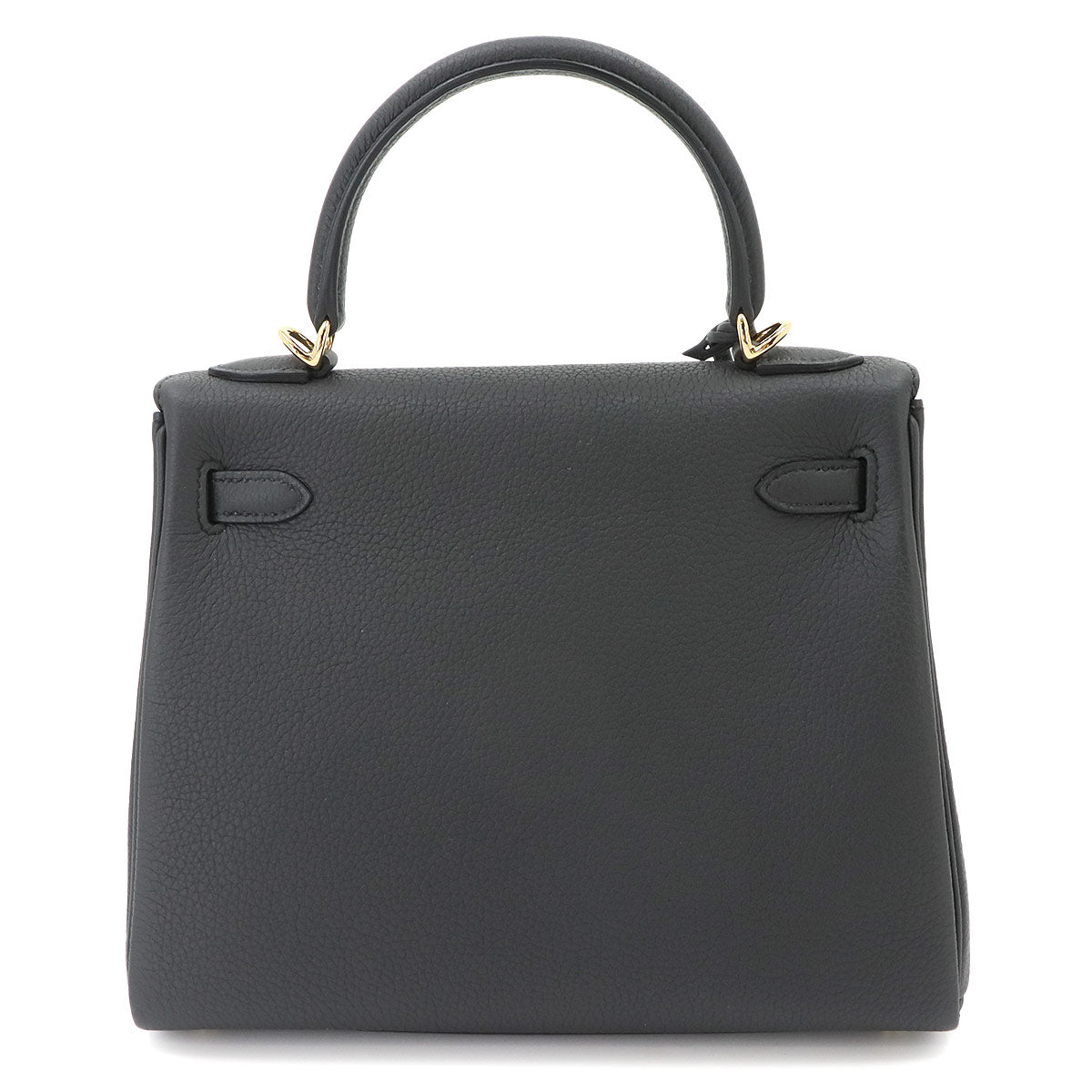 Kelly 25 Togo Plomb Hand Shoulder Bag Purse