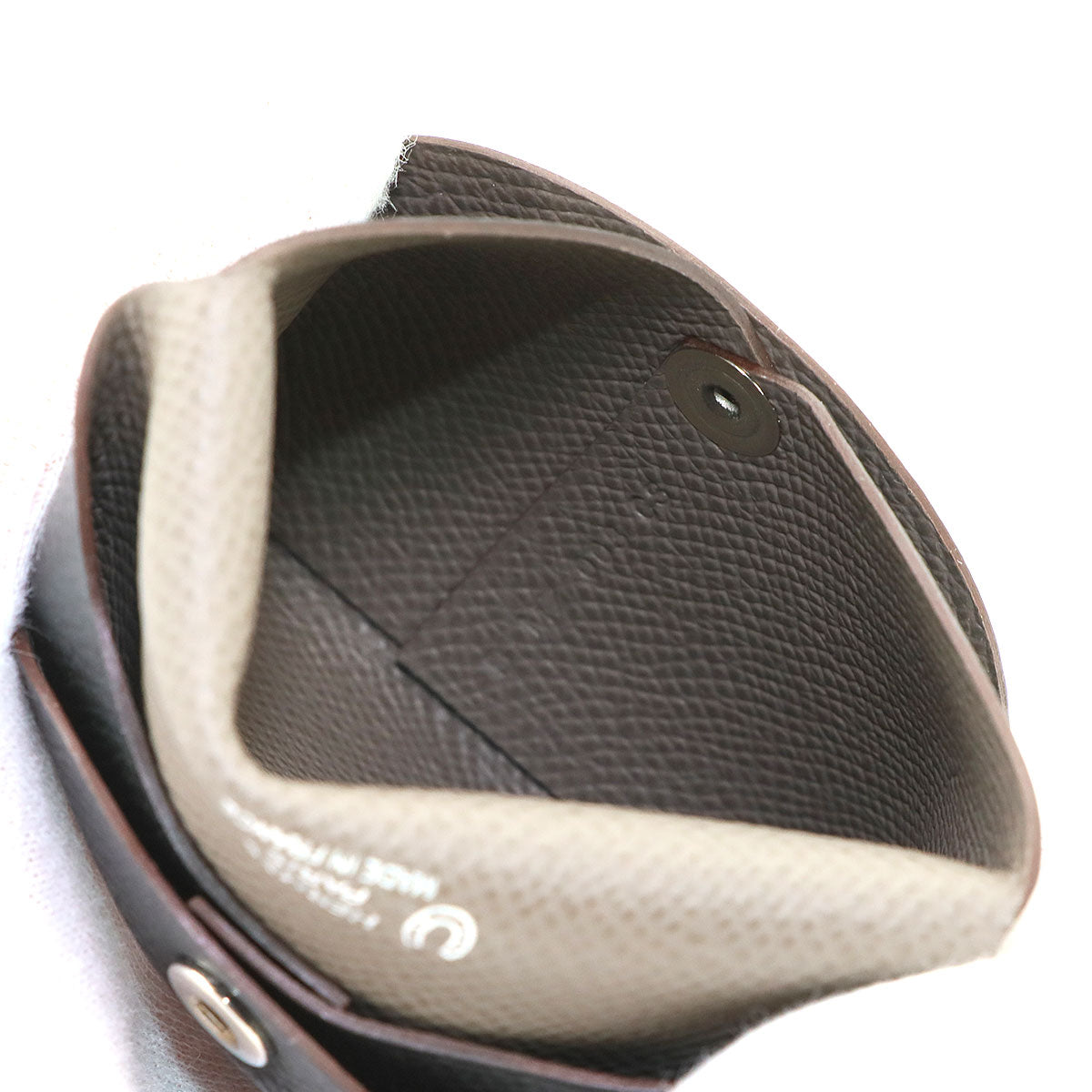 Bastia Personal SPO Coin Case Veau Epsom Black Etoupe