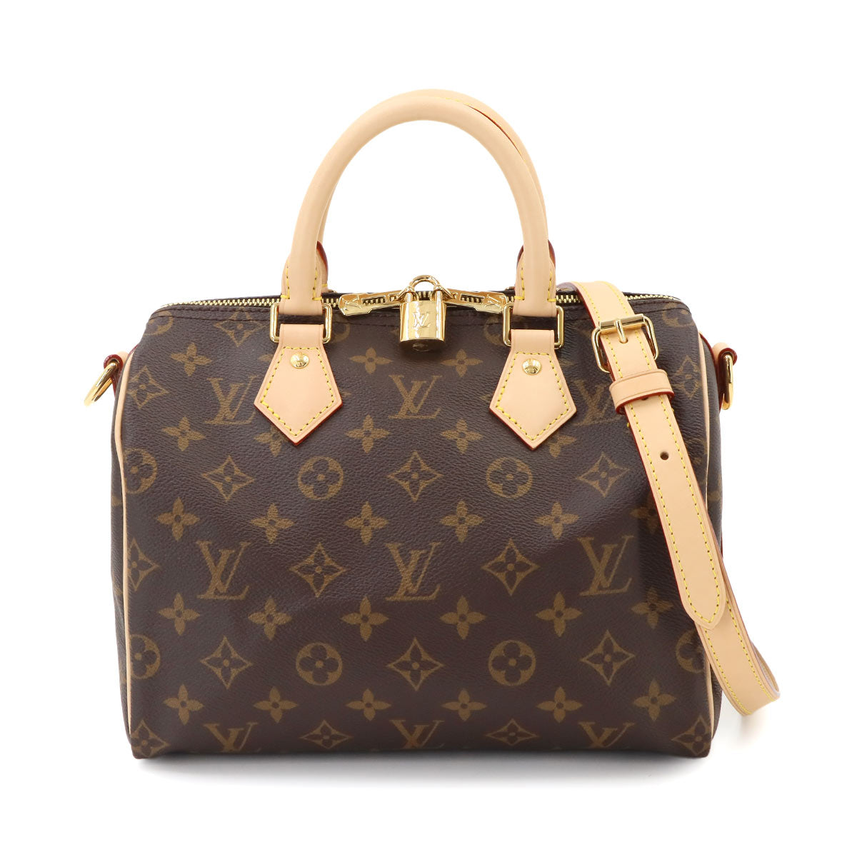 Monogram Speedy Bandouliere 25 2way Bag Brown M46977