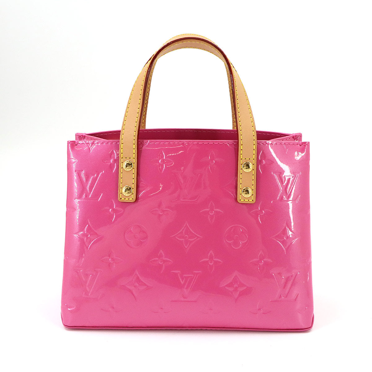 New LV Remix Monogram Vernis Reade PM Hand Shoulder Bag