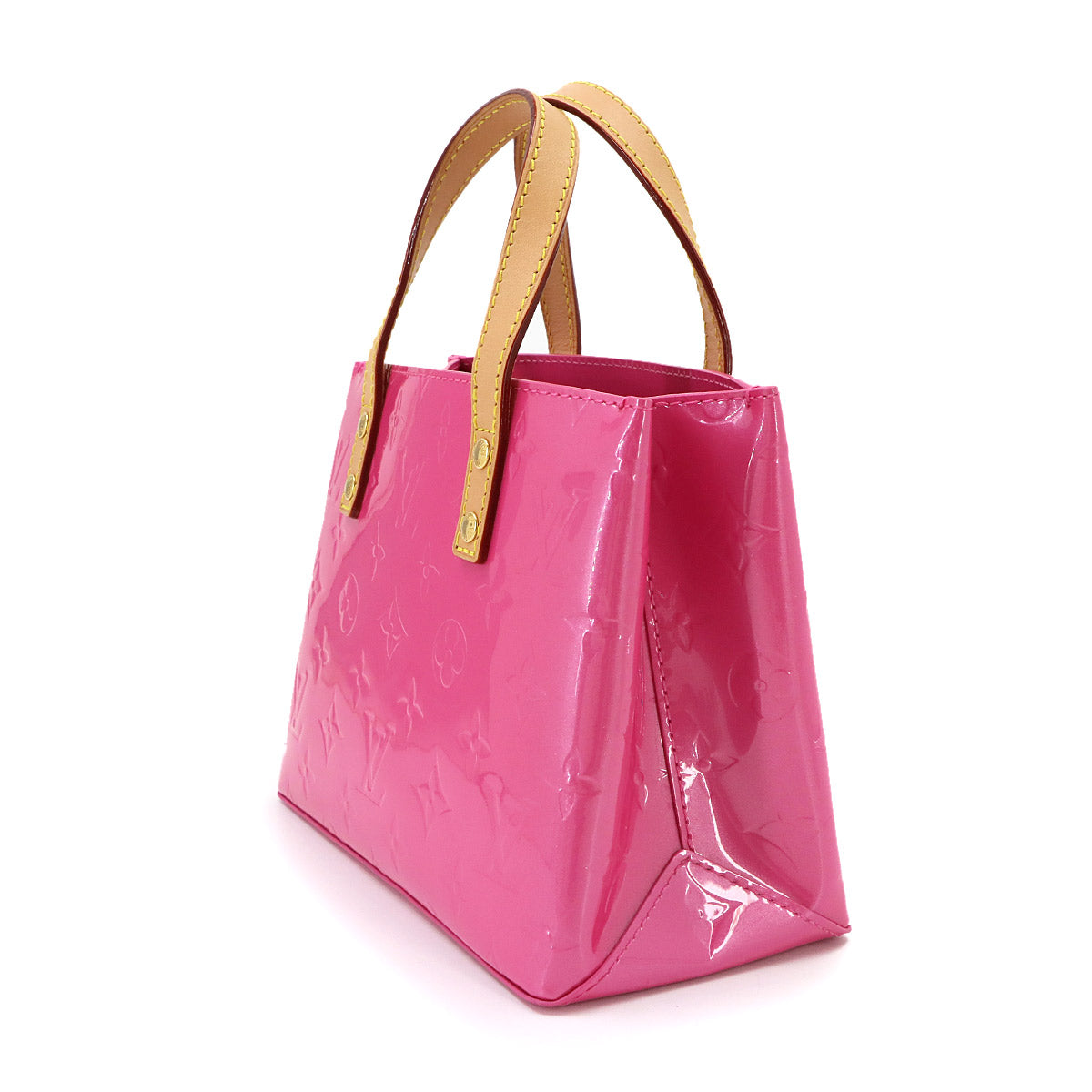 New LV Remix Monogram Vernis Reade PM Hand Shoulder Bag