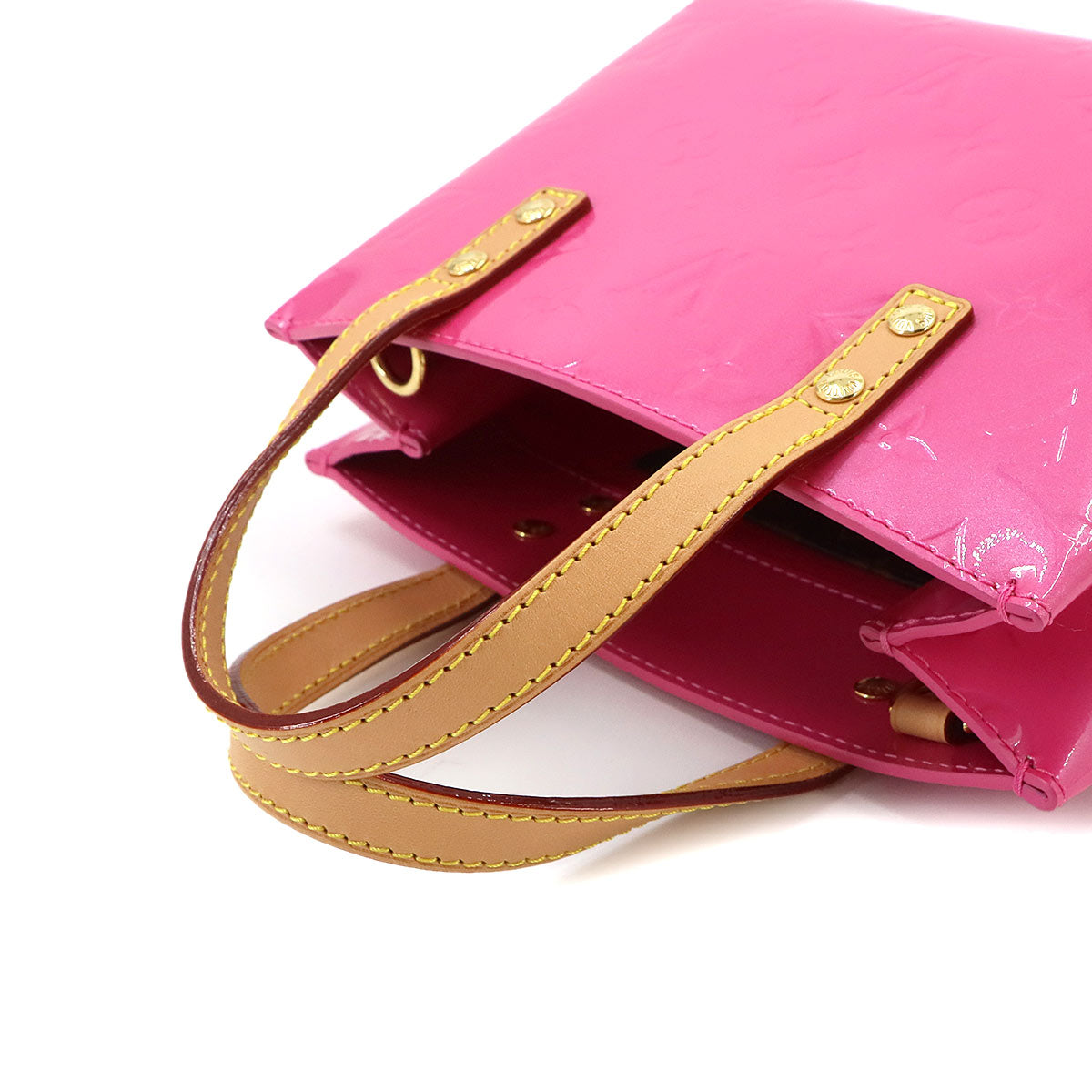 New LV Remix Monogram Vernis Reade PM Hand Shoulder Bag