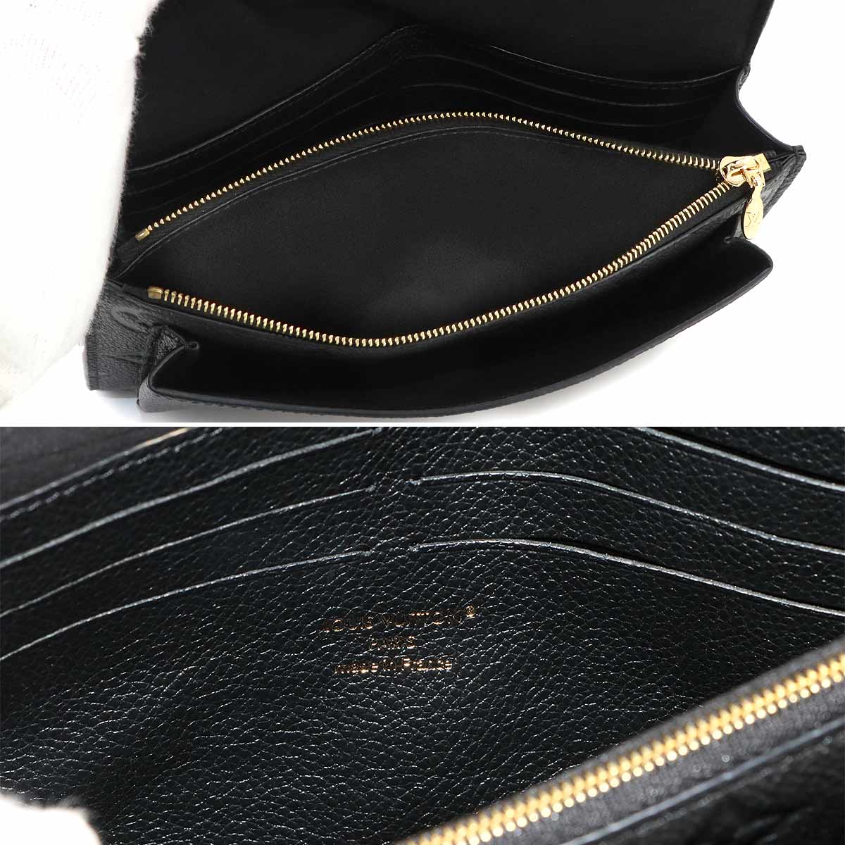 Monogram Empreinte Vavin Chain Long Wallet Noir M67839
