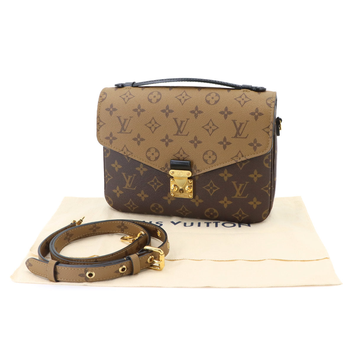 Monogram Reverse Pochette Metis MM 2way Hand Bag M44876