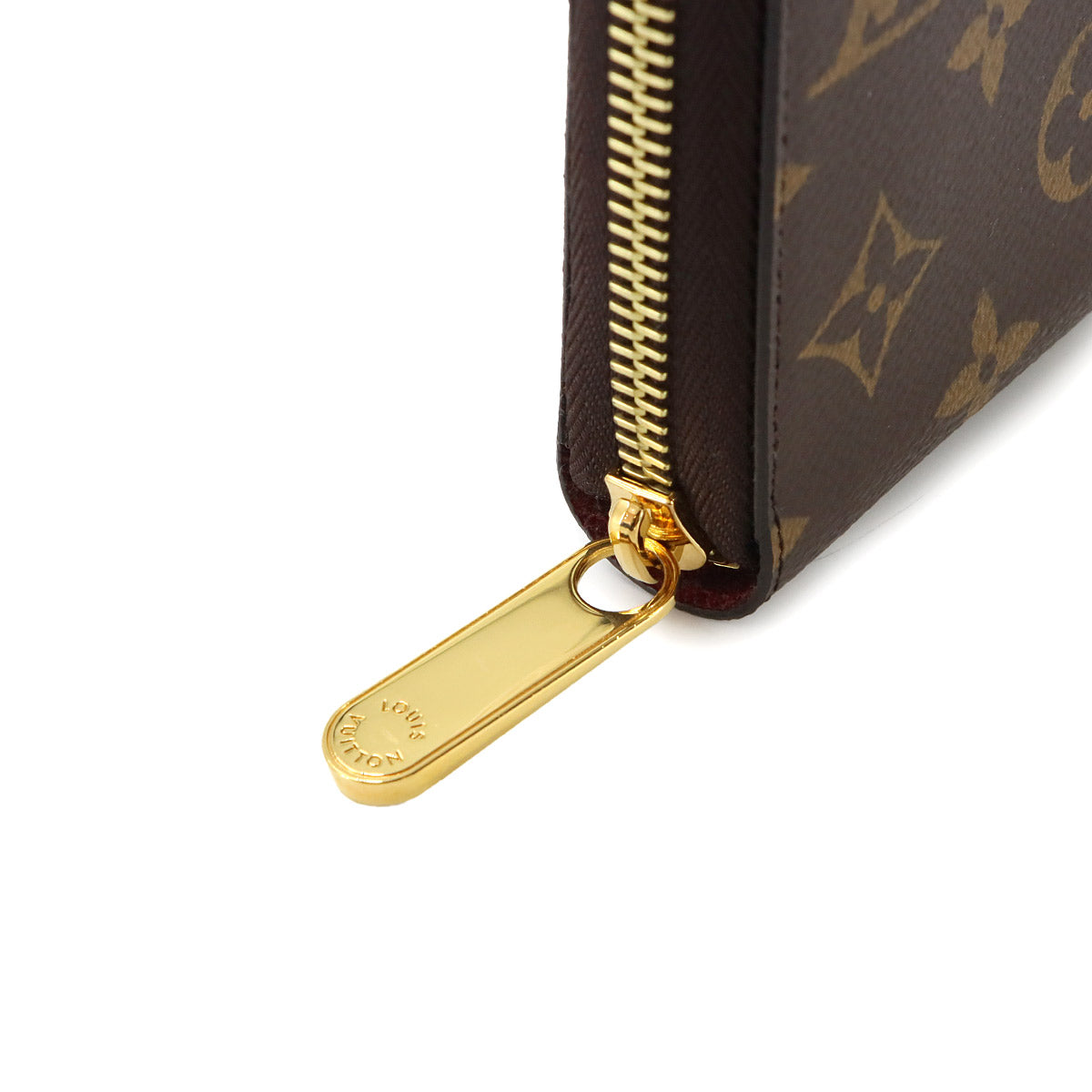 Monogram Zippy Wallet Long Brown Fuchsia M41895 Purse