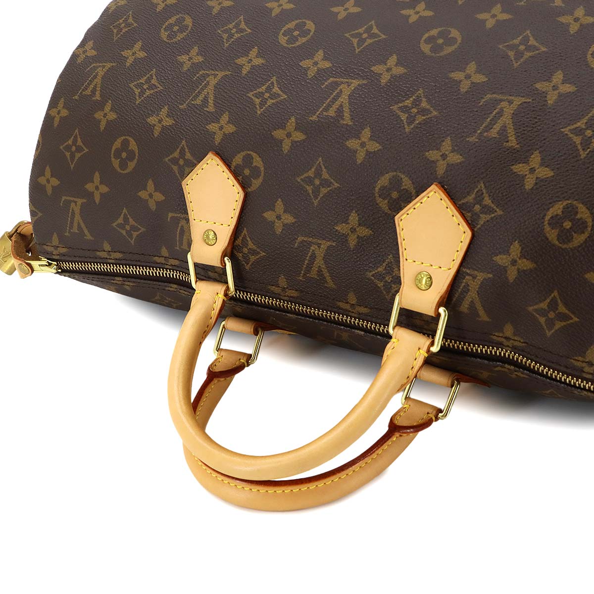 Monogram Speedy 40 Hand Bag Brown M41106 Boston