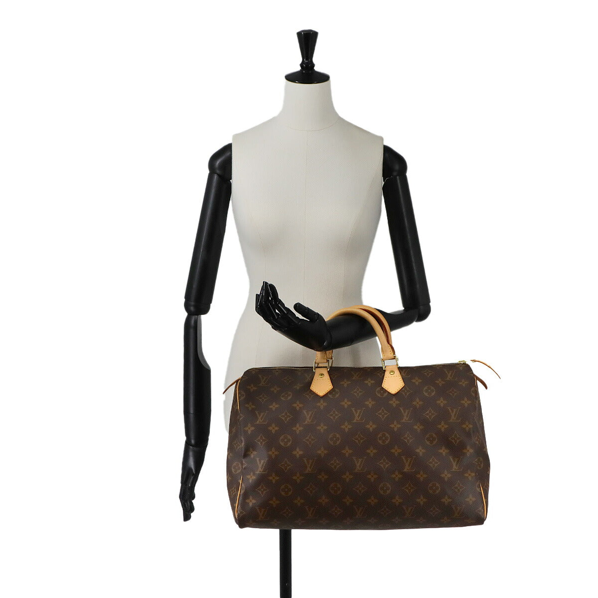 Monogram Speedy 40 Hand Bag Brown M41106 Boston