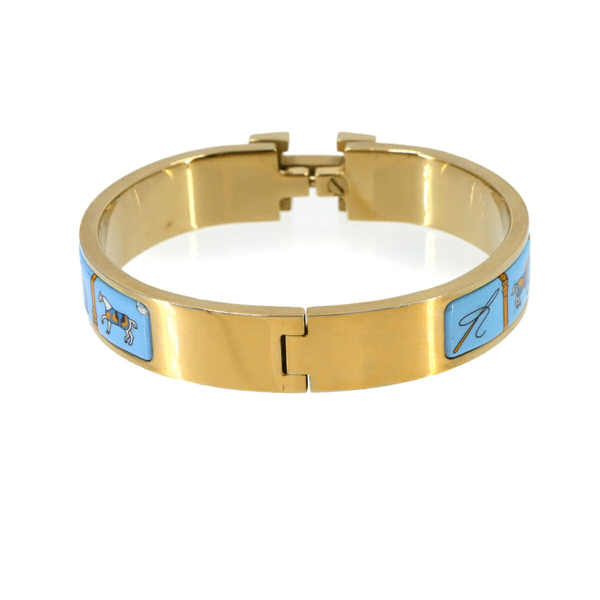 Clic H Bangle Couvertures et Tenues de Jour Blue Gold