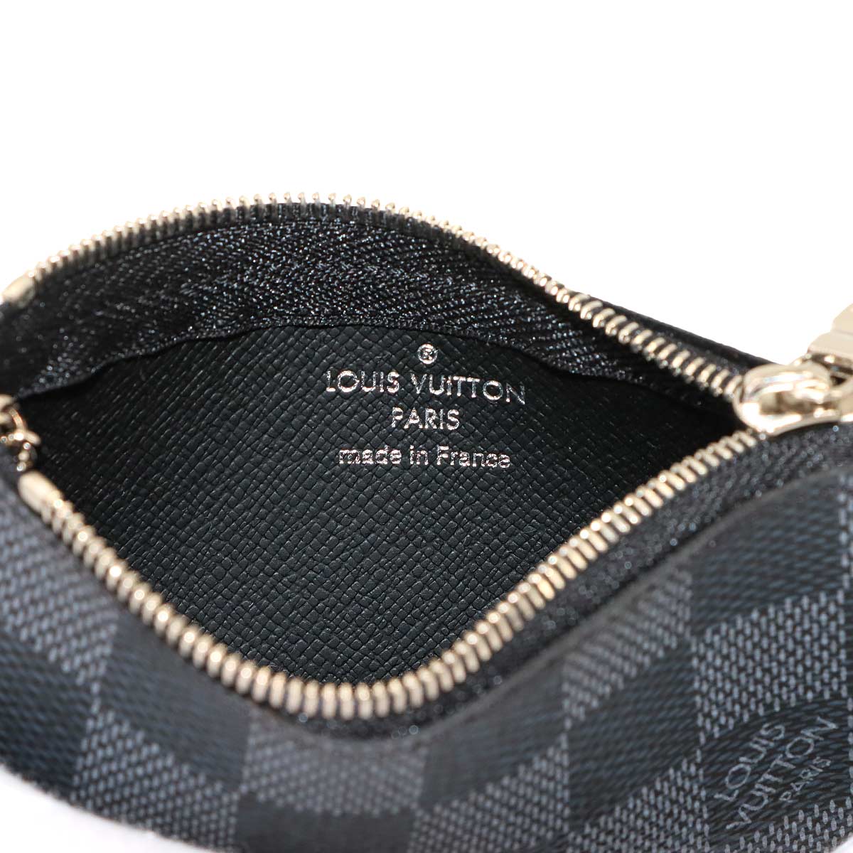 Damier Graphite Pochette Cles Coin Case N60155