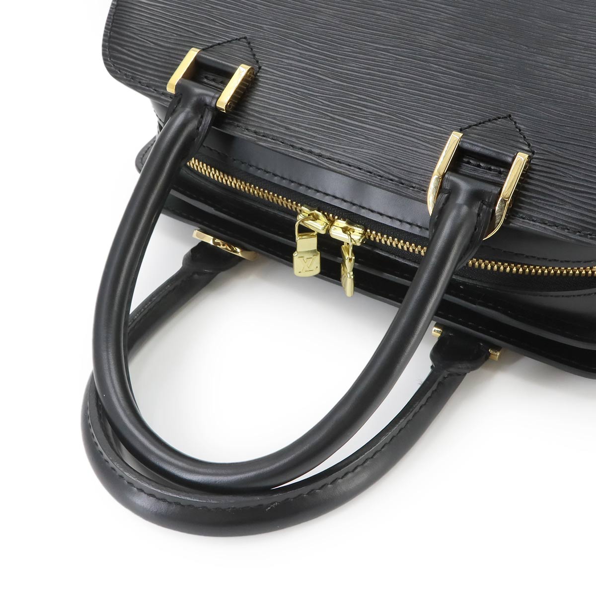 Epi Pont Neuf Hand Bag Leather Noir M52052 Purse