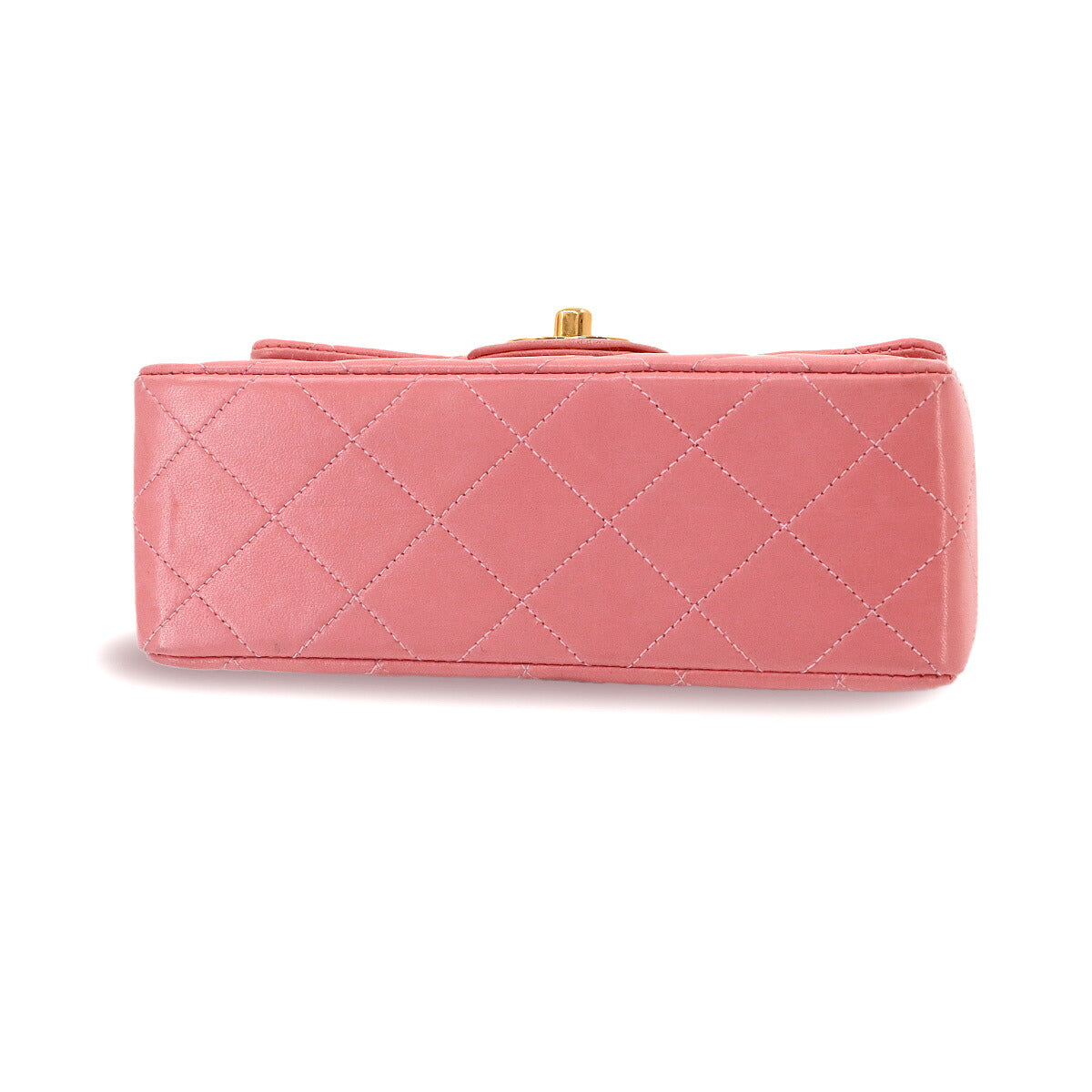 Mini Matelasse Chain Shoulder Bag Leather Pink