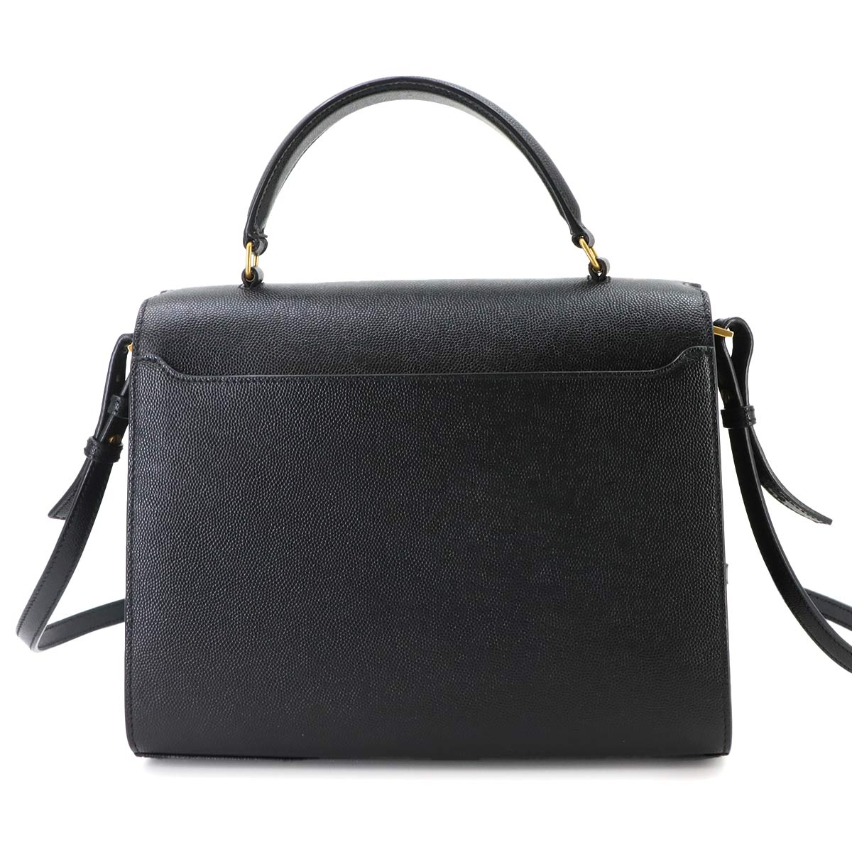 Cassandra Top handle Medium Hand Shoulder Bag Black
