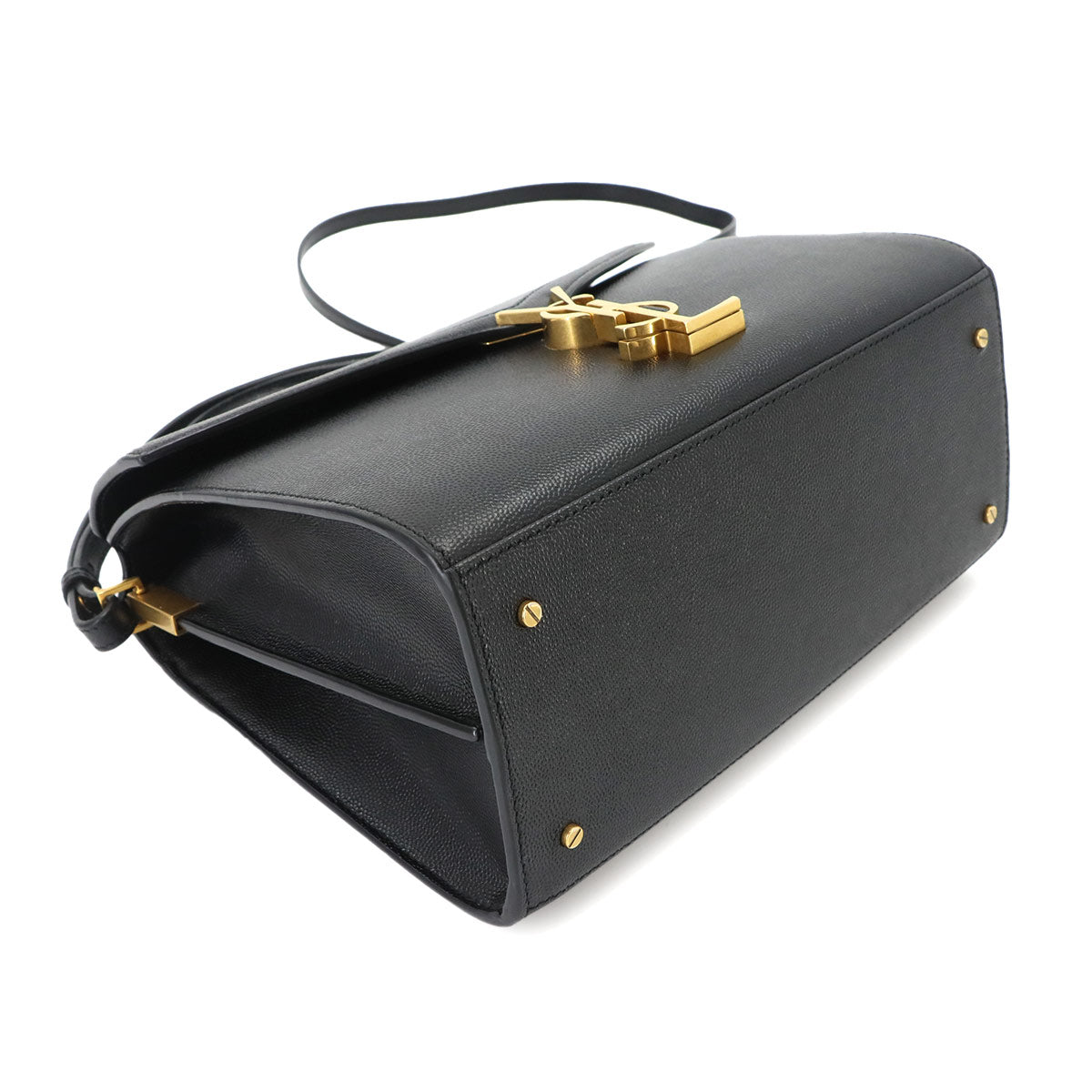 Cassandra Top handle Medium Hand Shoulder Bag Black