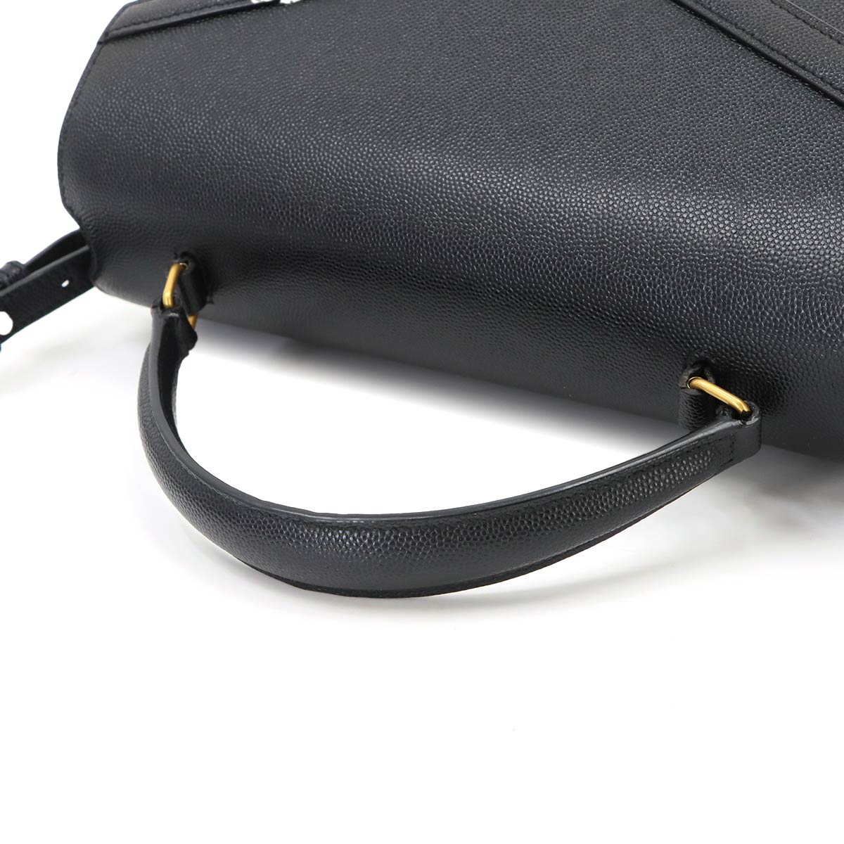 Cassandra Top handle Medium Hand Shoulder Bag Black