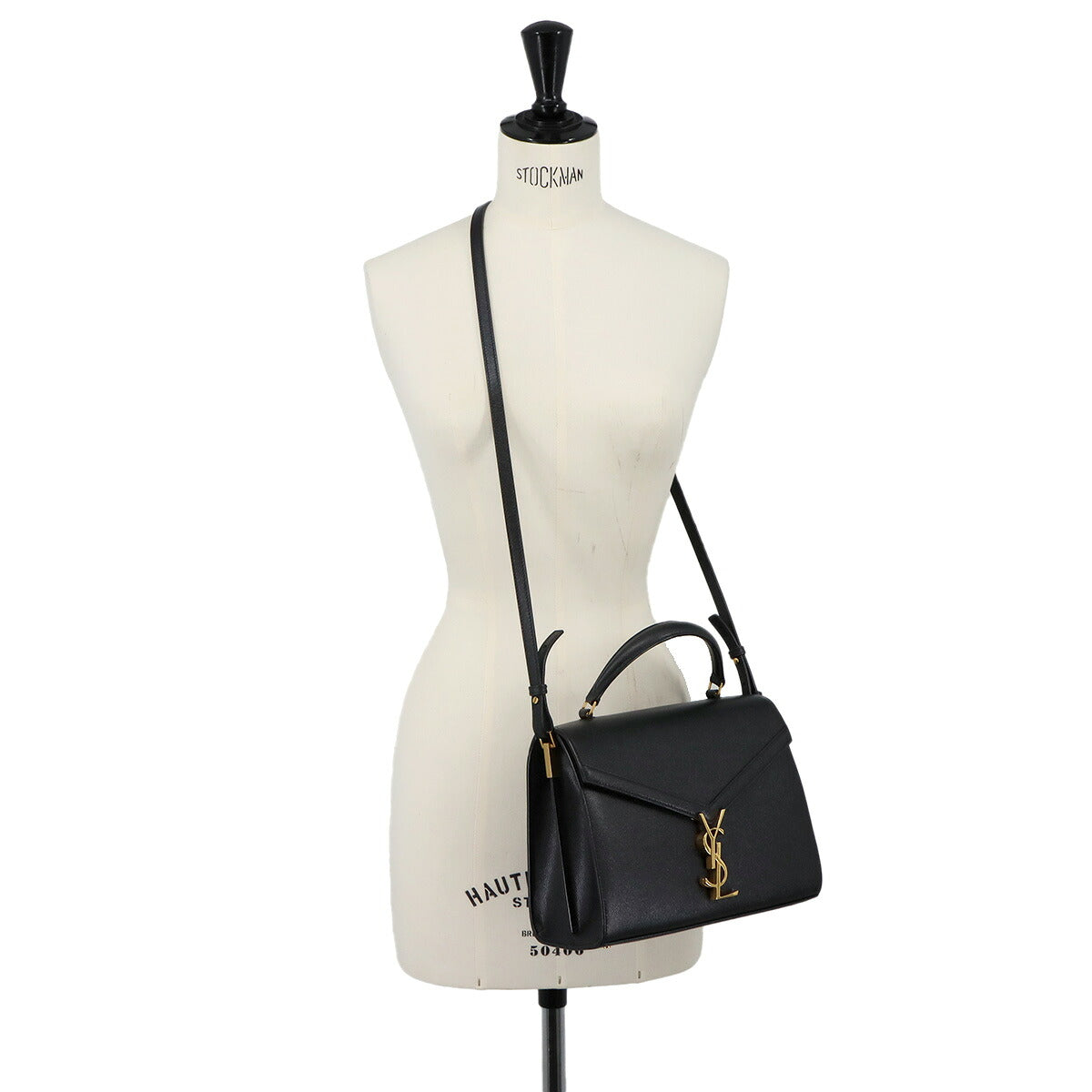 Cassandra Top handle Medium Hand Shoulder Bag Black
