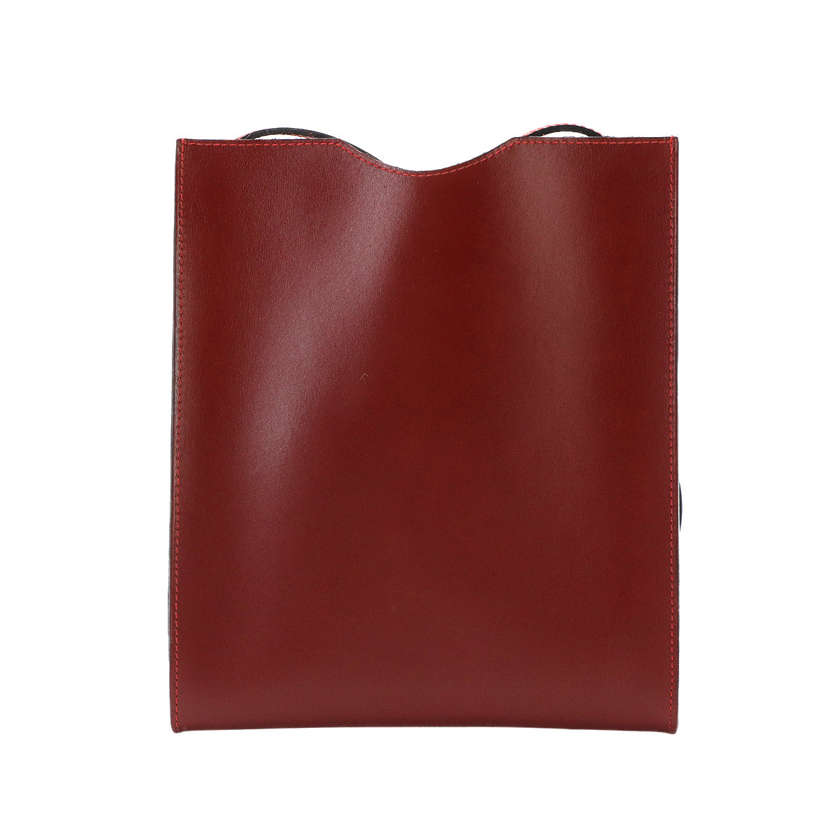 Onimaitou Shoulder Bag Box Calf Rouge H Purse Pochette