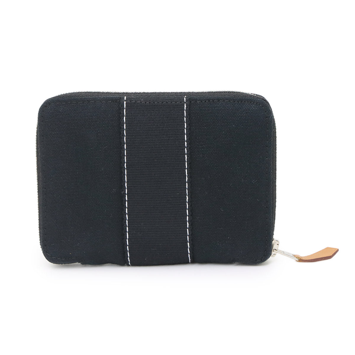 Deauville Purse PM Compact Wallet Canvas Black