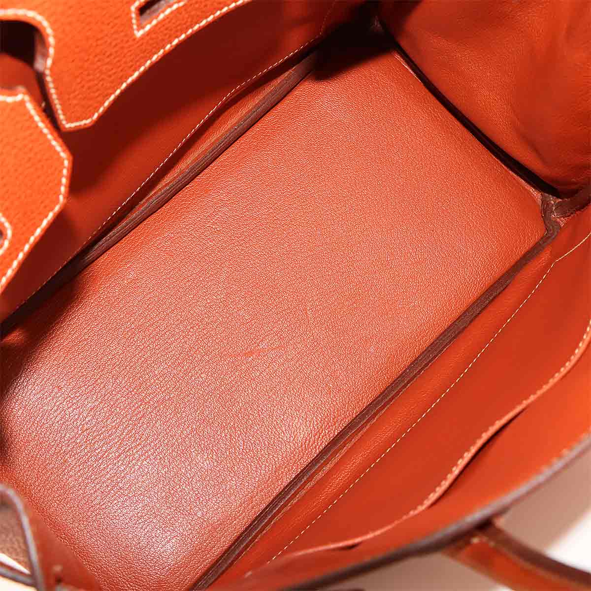 Birkin 30 Hand Bag Vache Liegee Brick Purse