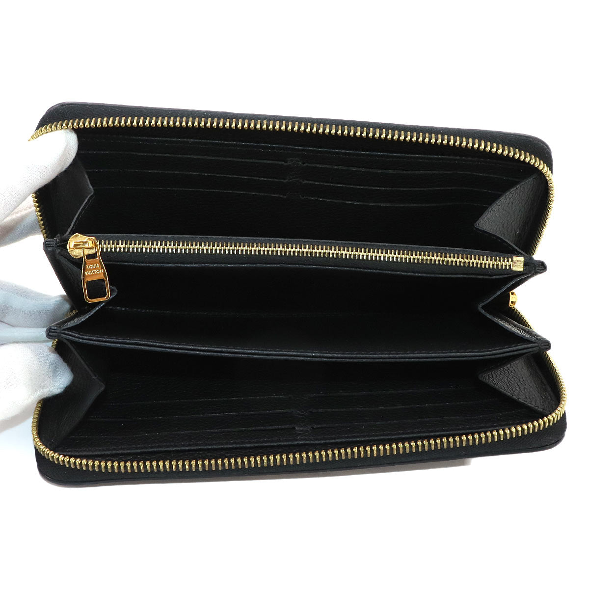 Bicolor Monogram Empreinte Zippy Wallet Leather M80481